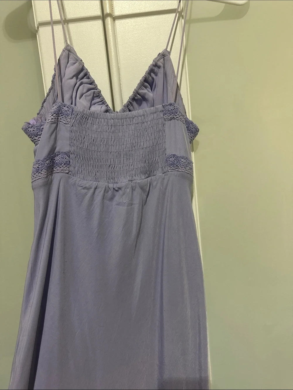 Princess Polly Lilac Ruched Neckline Maxi Dress - Picture 4 of 10